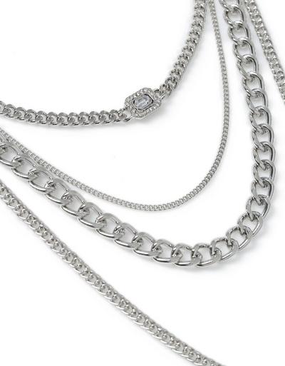 Liars & Lovers Silver Silver Chain Multirow Choker