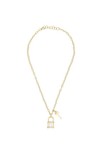 STORM Jewellery Onyxia Gold Plated Stainless Steel Necklace - 9980696/gd