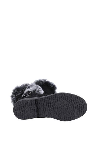 Hush Puppies Black 'Mini Megan' Suede Boot