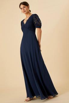 Monsoon Blue 'Laura' Lace Maxi Dress