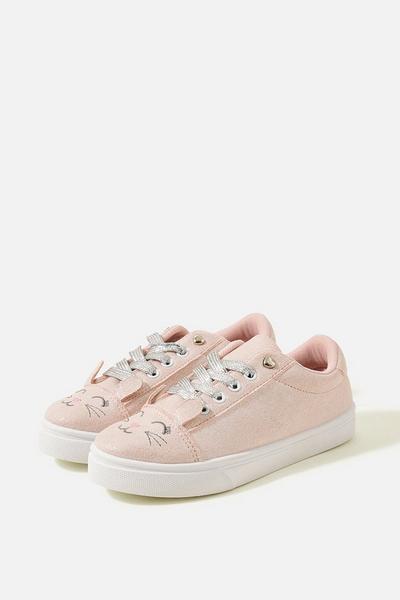 Angels by Accessorize Pink 'Bettina' Bunny Trainers