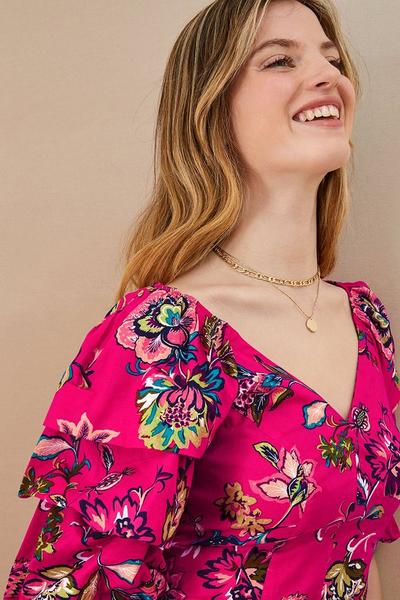 Monsoon Pink 'Blaize' Printed Shift Dress