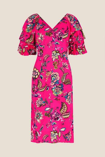 Monsoon Pink 'Blaize' Printed Shift Dress