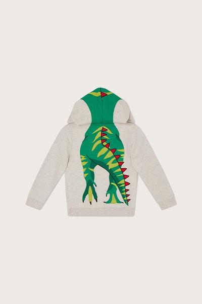 Monsoon Grey Dinosaur 3D Hoodie