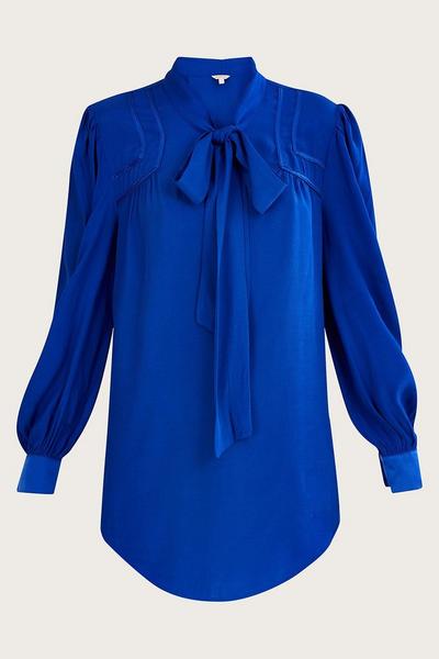Monsoon 'Laine' Pussybow Blouse