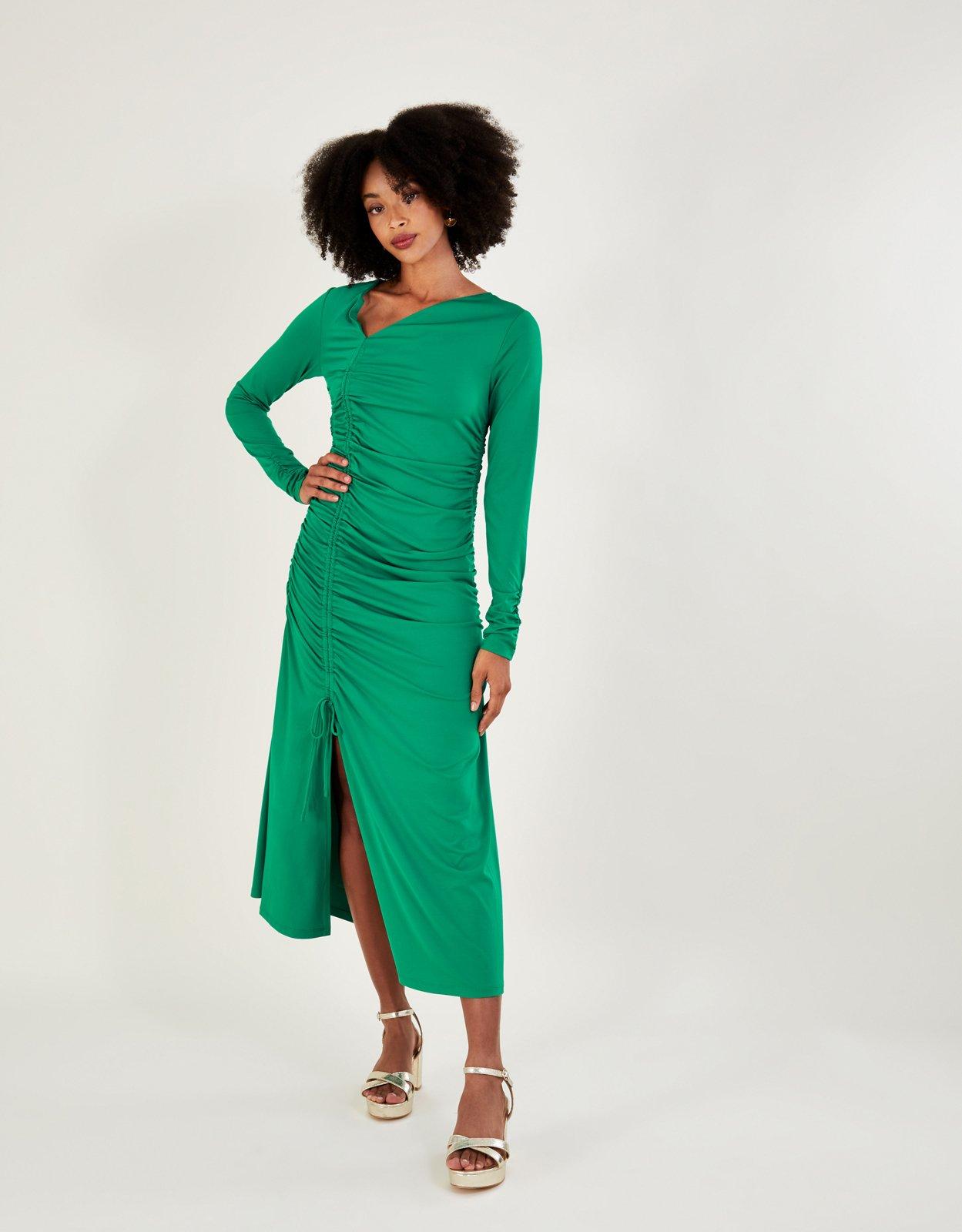 Dresses | Ruched Side Jersey Dress | Monsoon