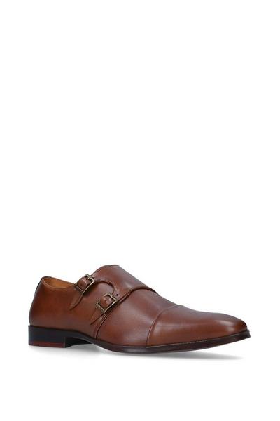 KG Kurt Geiger Tan 'Collins' Leather Shoes