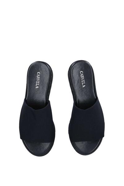 Carvela Black 'Billions' Fabric Sandals