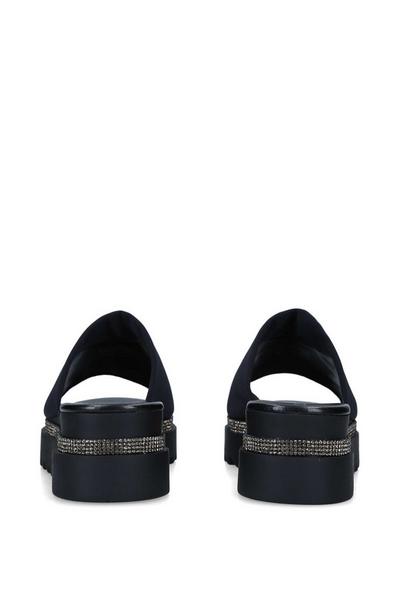 Carvela Black 'Billions' Fabric Sandals
