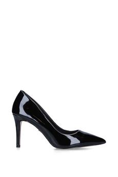 KG Kurt Geiger Black 'Vegan Alia2' Patent Heels
