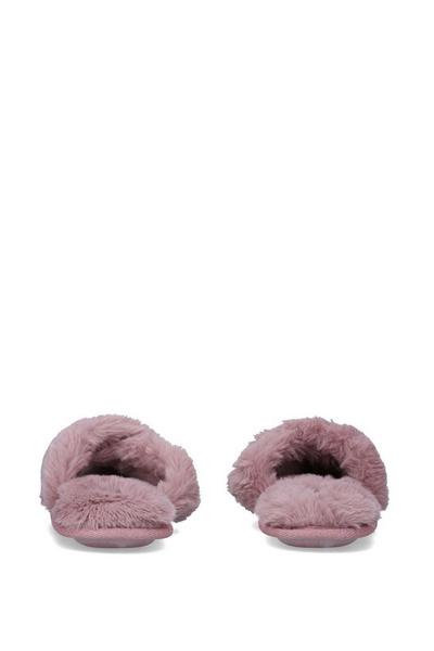 Miss KG Pink 'Alana Cross Front Slipper' Flats