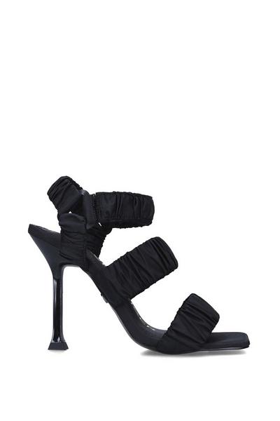 KG Kurt Geiger Black 'Sloane' Satin Heels
