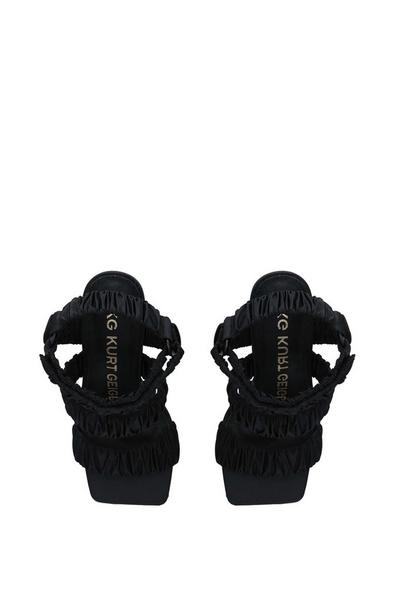 KG Kurt Geiger Black 'Sloane' Satin Heels