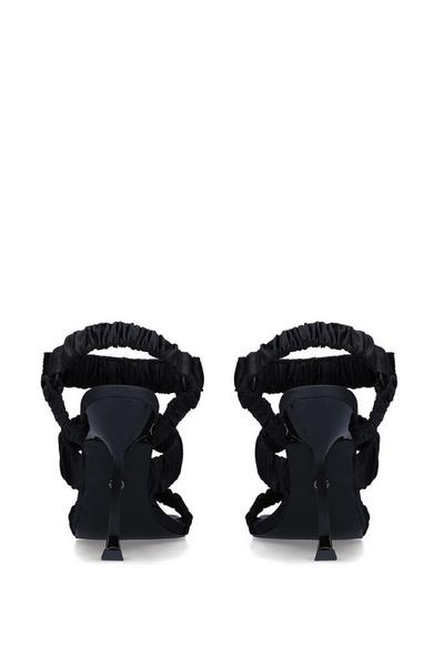 KG Kurt Geiger Black 'Sloane' Satin Heels