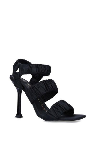 KG Kurt Geiger Black 'Sloane' Satin Heels