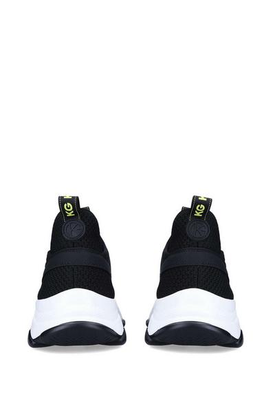 KG Kurt Geiger Black 'Wicked' Fabric Trainers
