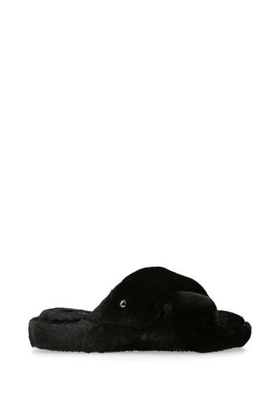 Carvela Black 'Softy X Vamp' Fabric Flats