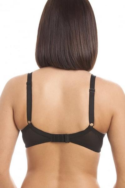 Camille Black Non Padded Underwired Full Cup Bra