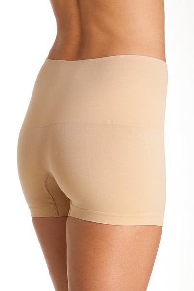 Camille Beige Seamfree Shapewear Two Pack Comfort Control Shorts