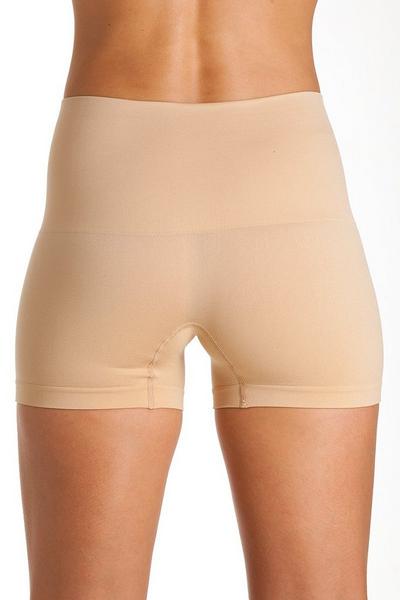 Camille Beige Seamfree Shapewear Two Pack Comfort Control Shorts