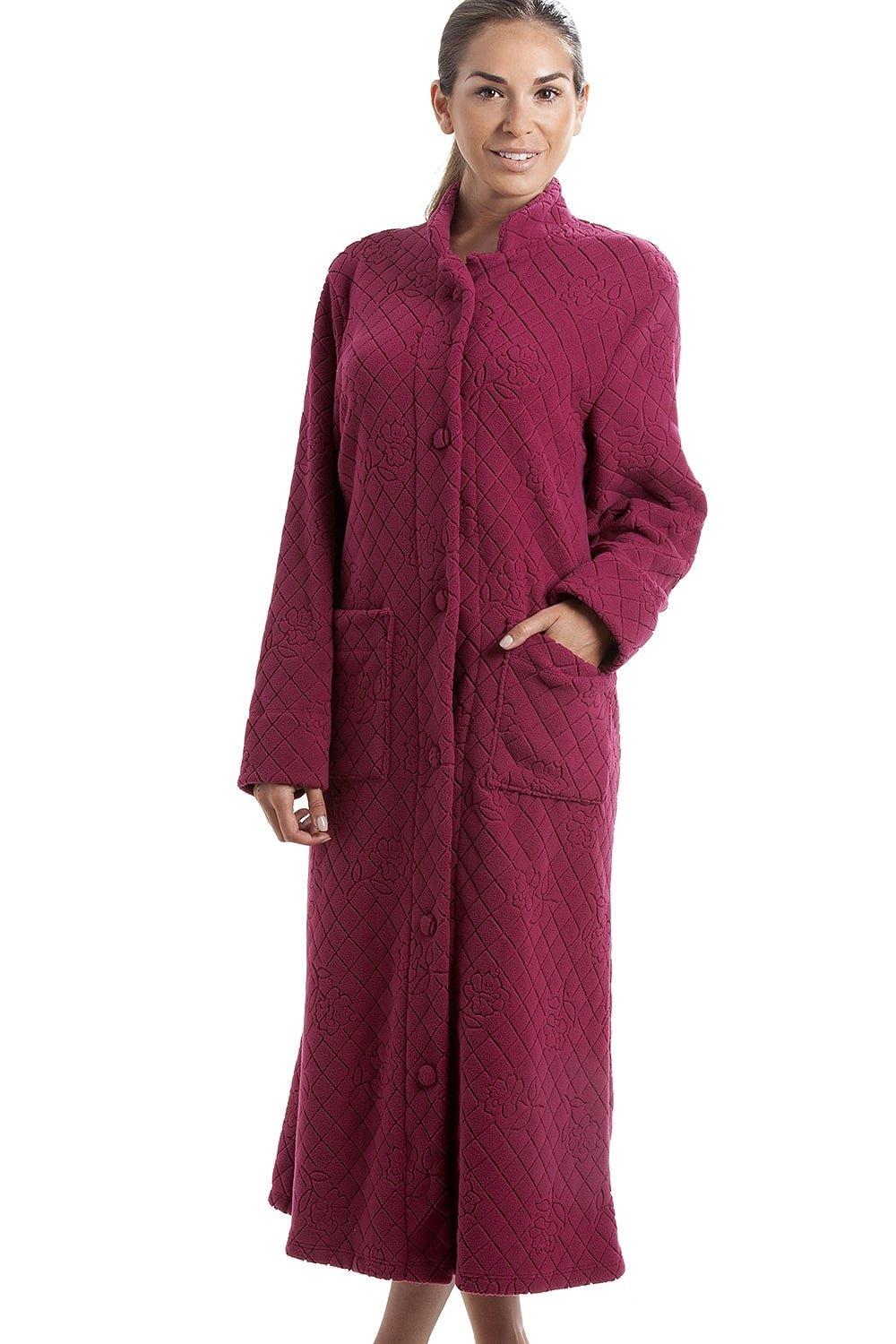 dressing gown with buttons