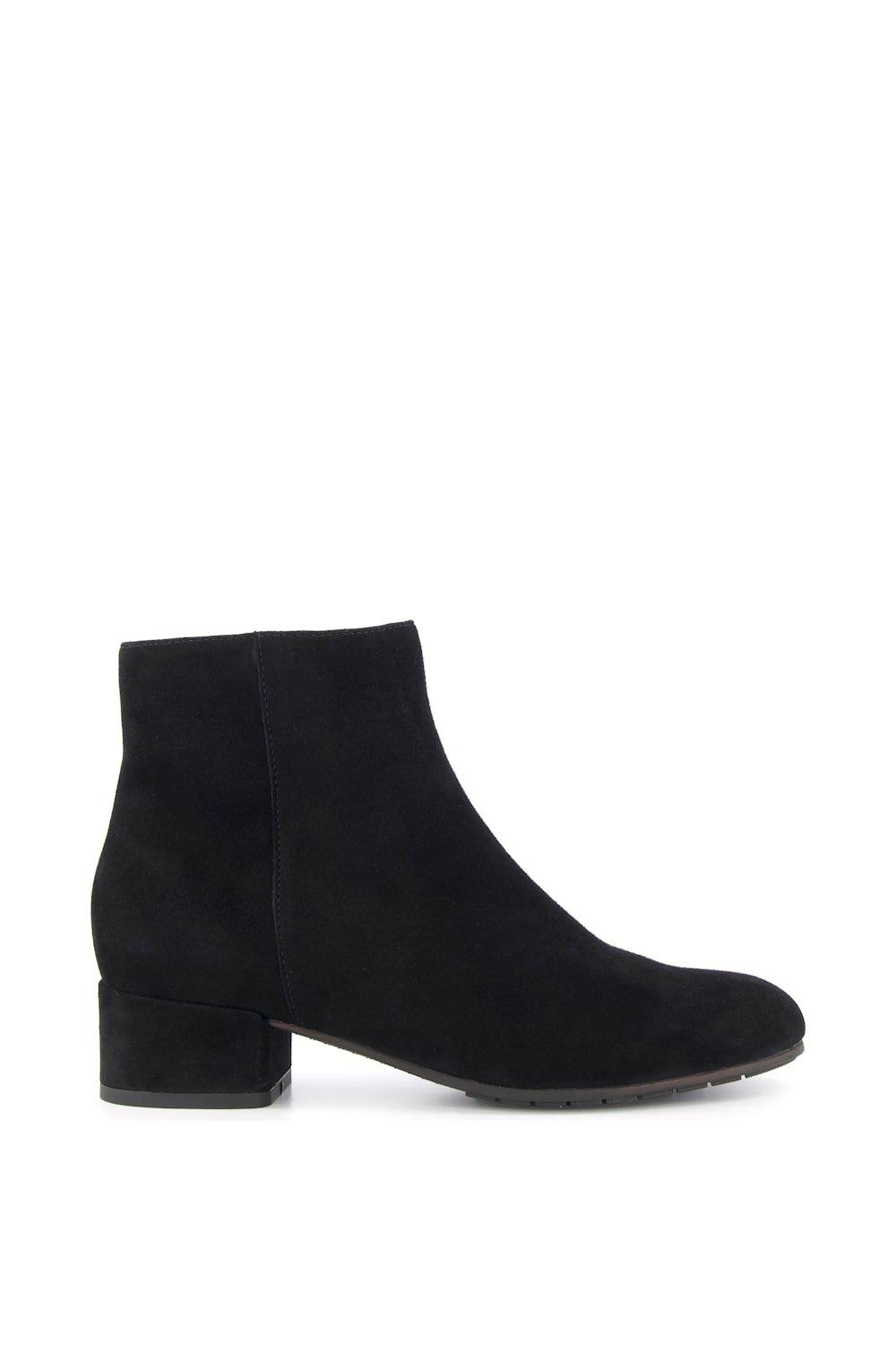 Boots | Wide Fit 'Pippie' Suede Ankle Boots | Dune London