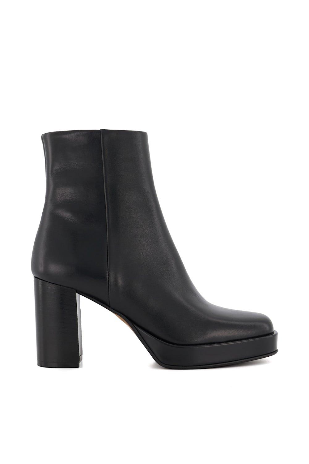 Boots | 'Pallet' Leather Ankle Boots | Dune London