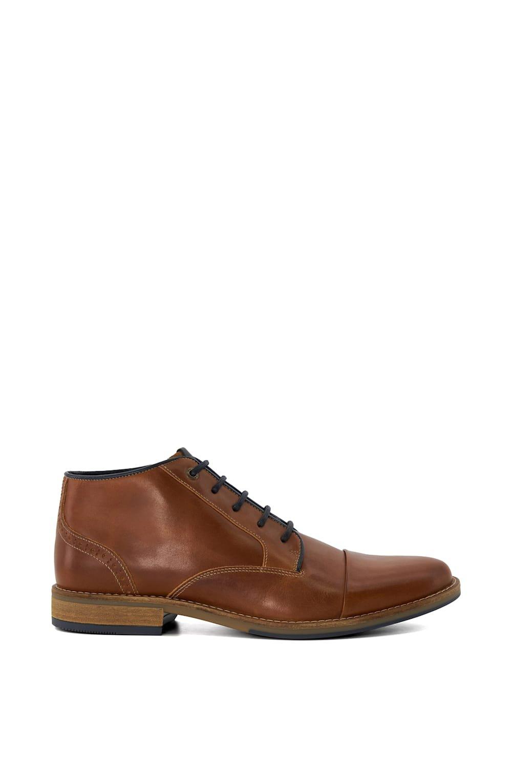 Boots | Wide Fit 'Carlings' Leather Casual Boots | Dune London