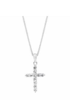 Simply Silver Silver Sterling Silver 925 Cross Pendant Necklace