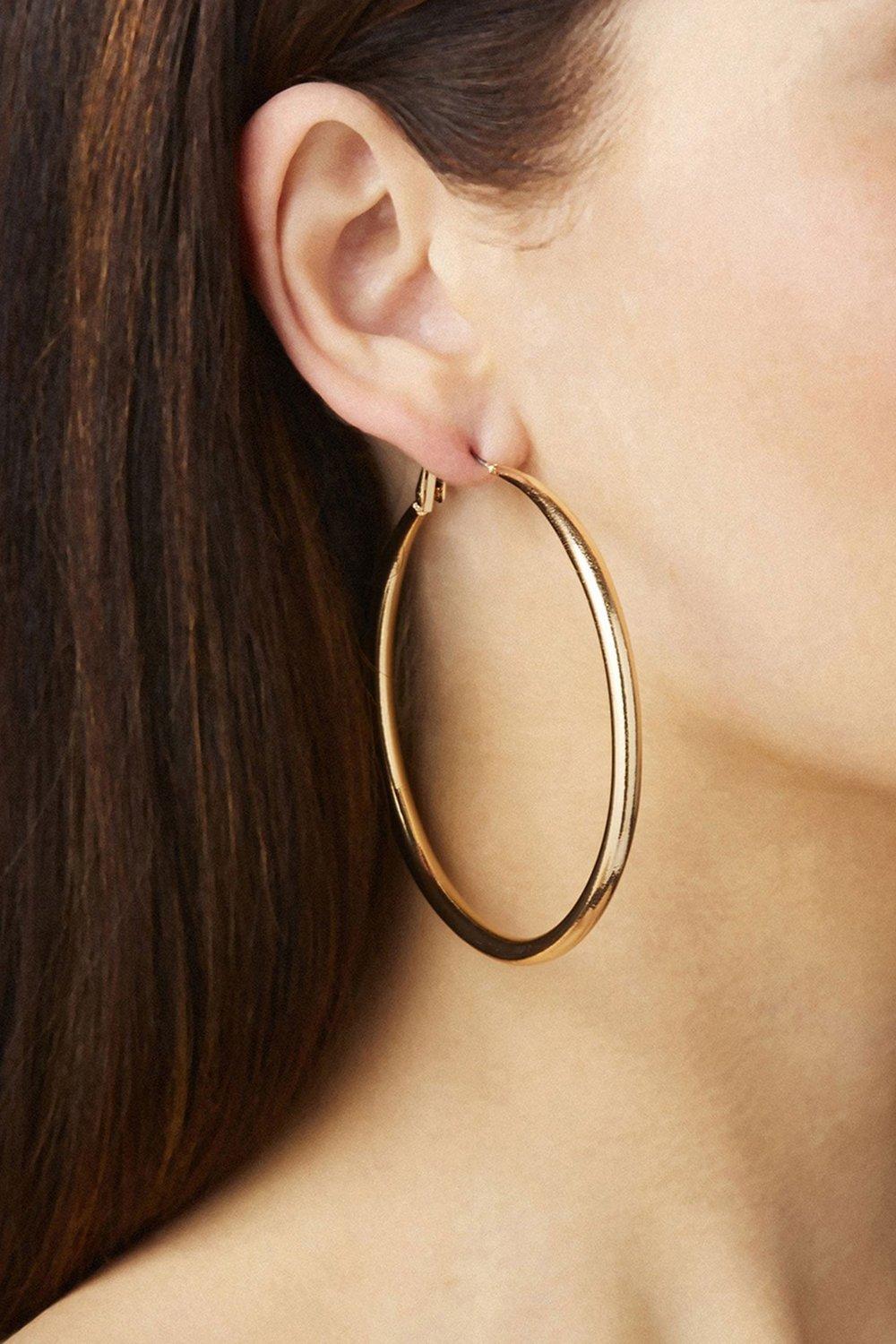 debenhams silver hoop earrings