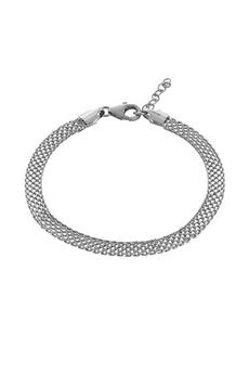 Simply Silver Silver Sterling Silver 925 Open Cage Texture Bracelet