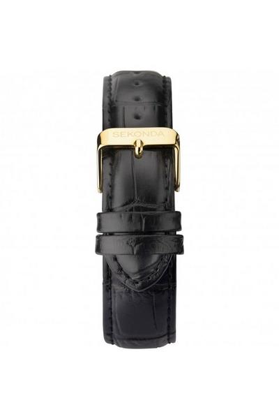 Sekonda Blue Gold Plated Stainless Steel Classic Analogue Quartz Watch - 1863