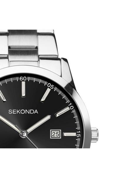 Sekonda Black Classic Analogue Quartz Watch - 1944