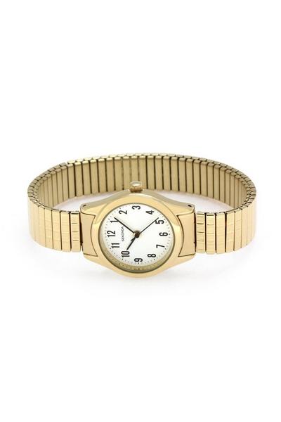 Sekonda White Plated Stainless Steel Classic Analogue Quartz Watch - 4602