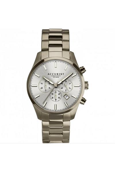 Accurist Bronze Stainless Steel Classic Analogue Quartz Watch - 7359