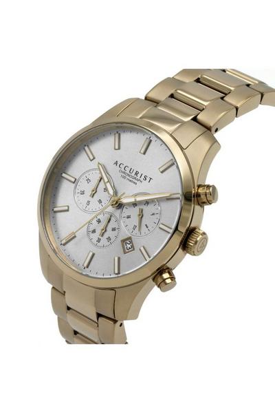 Accurist Bronze Stainless Steel Classic Analogue Quartz Watch - 7359