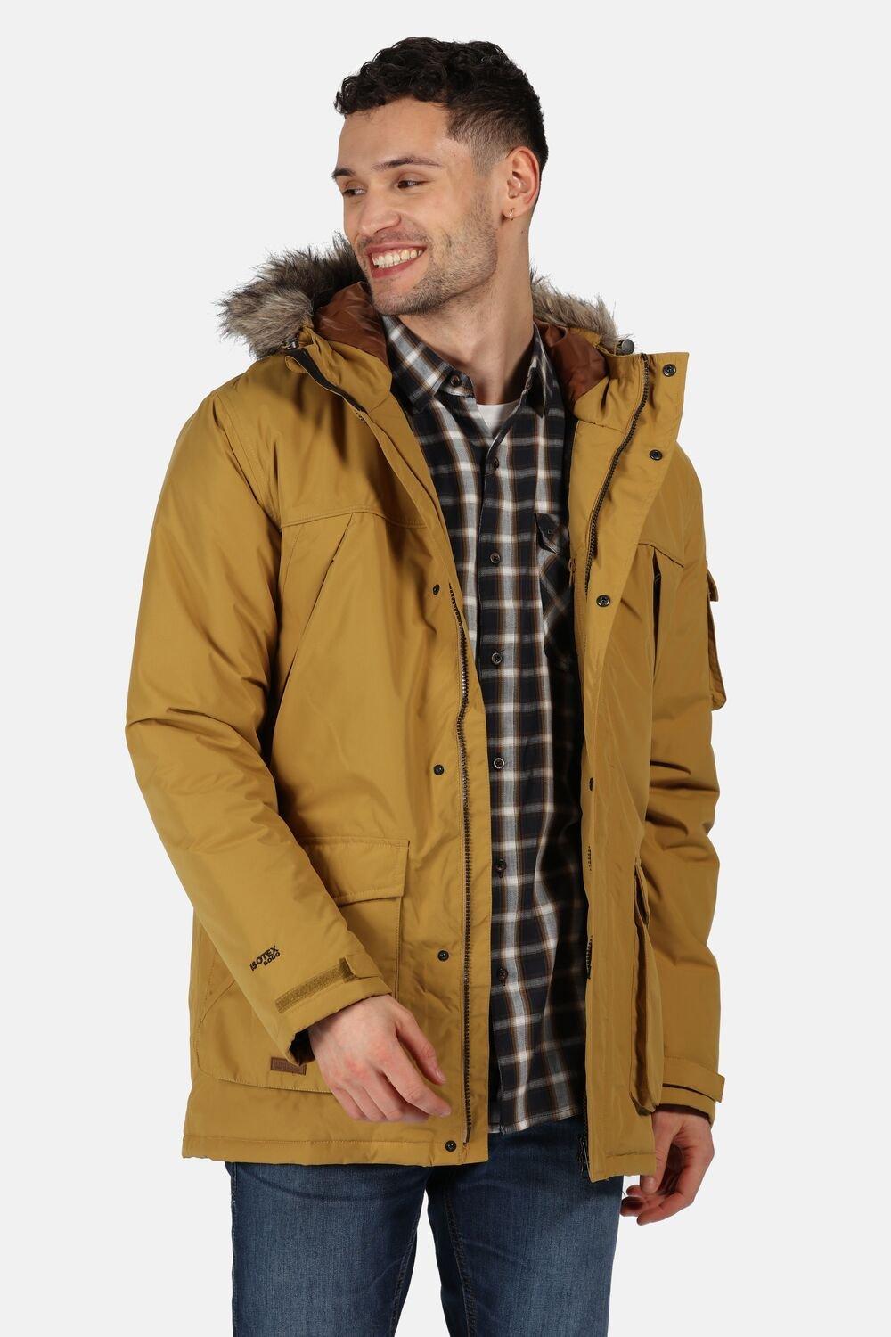 regatta mens salinger ii waterproof insulated parka jacket