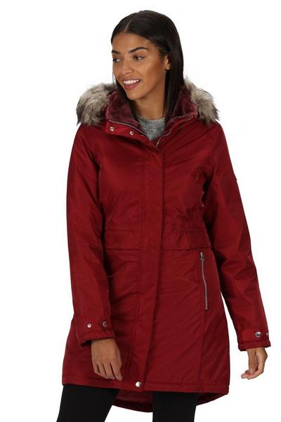 Regatta Dark Red 'Lexis' Waterproof Insulated Parka Jacket