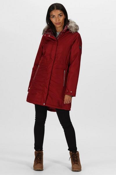 Regatta Dark Red 'Lexis' Waterproof Insulated Parka Jacket