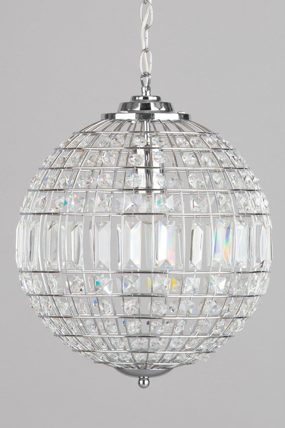 ursula large crystal ball pendant