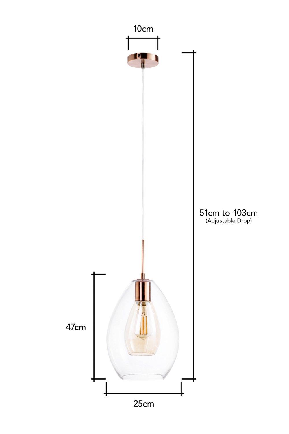 bhs carmella pendant light