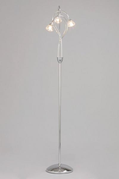 BHS Lighting Silver Marianne Floor Lamp