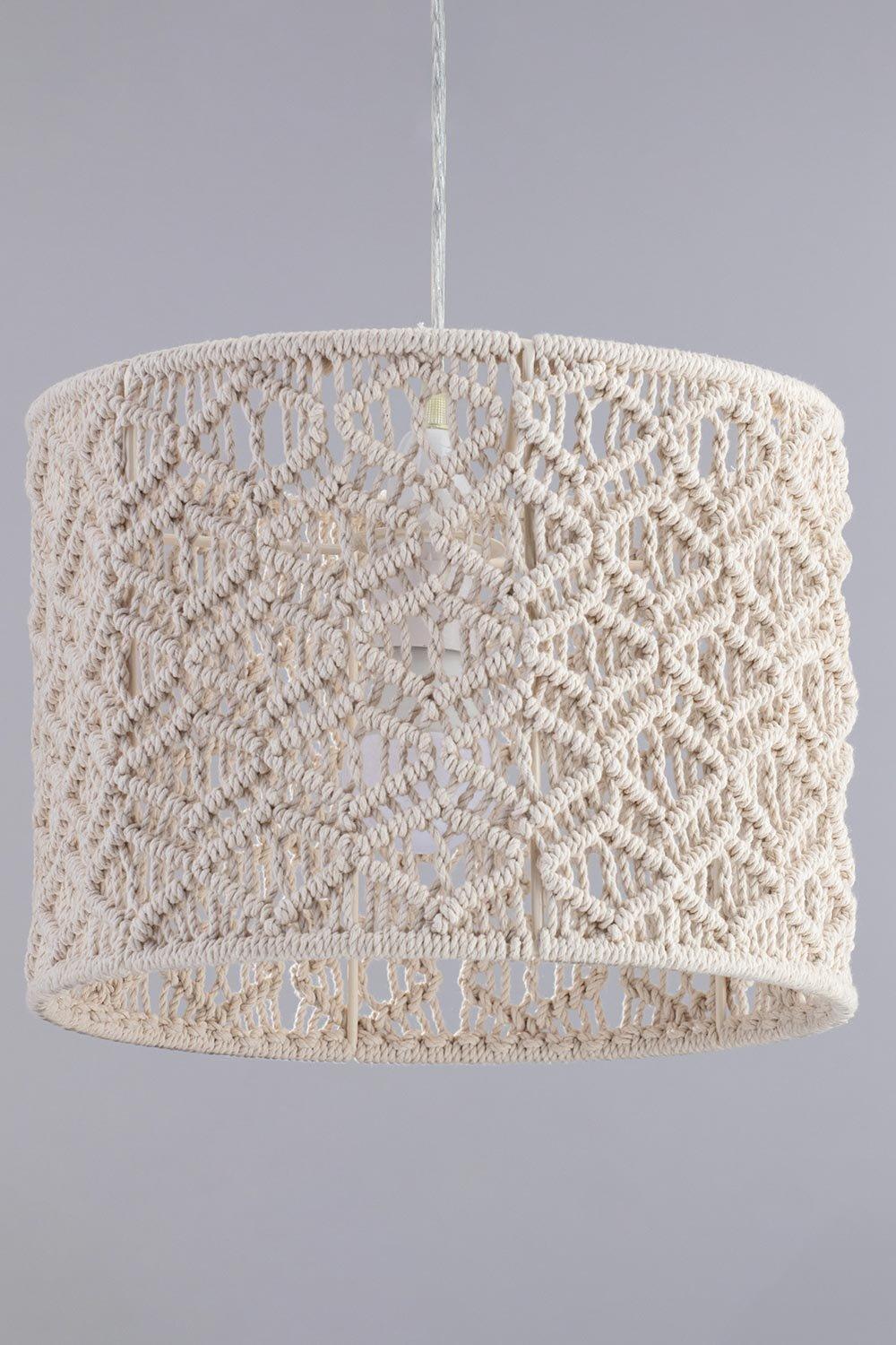 macrame lamp shade dunelm