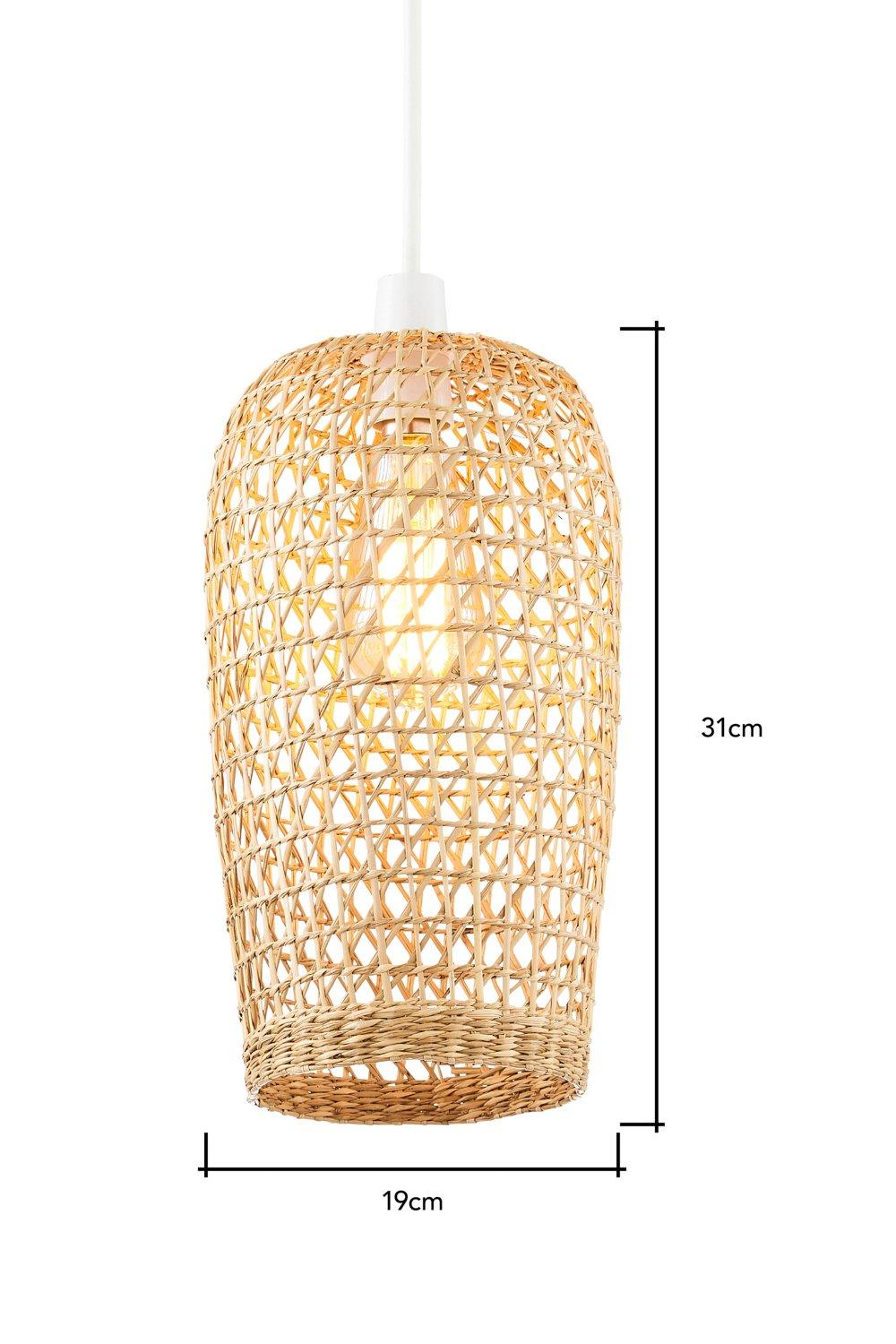 debenhams rattan light