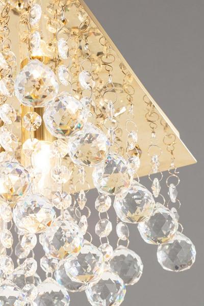 BHS Lighting Metallic Gold Tampa Flush Ceiling Light