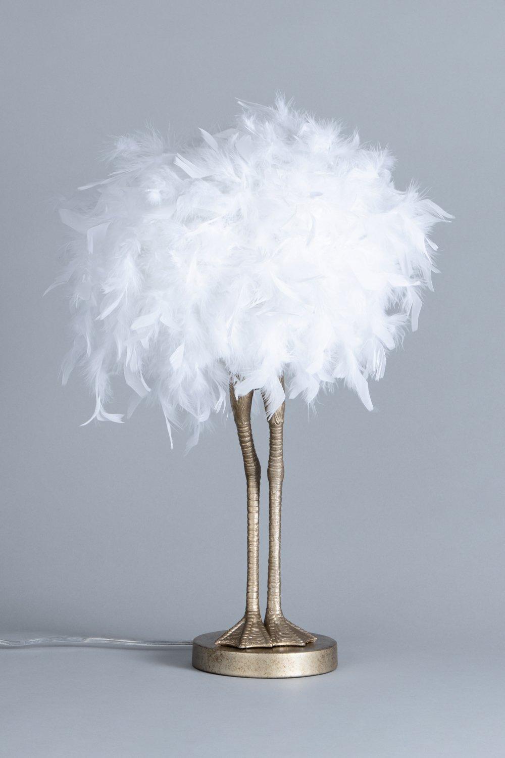 bhs feather lamp