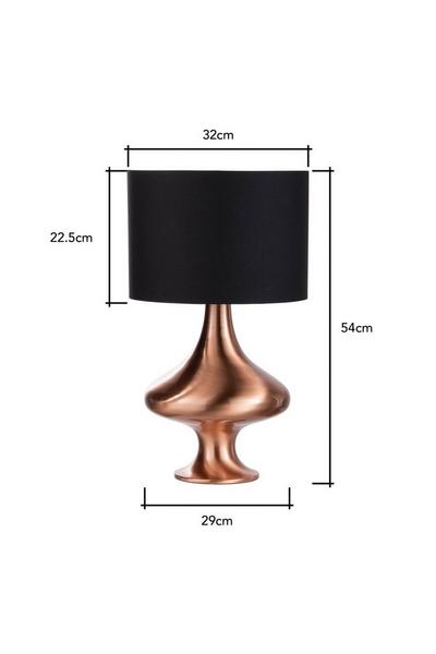BHS Lighting Copper Caen Table Lamp