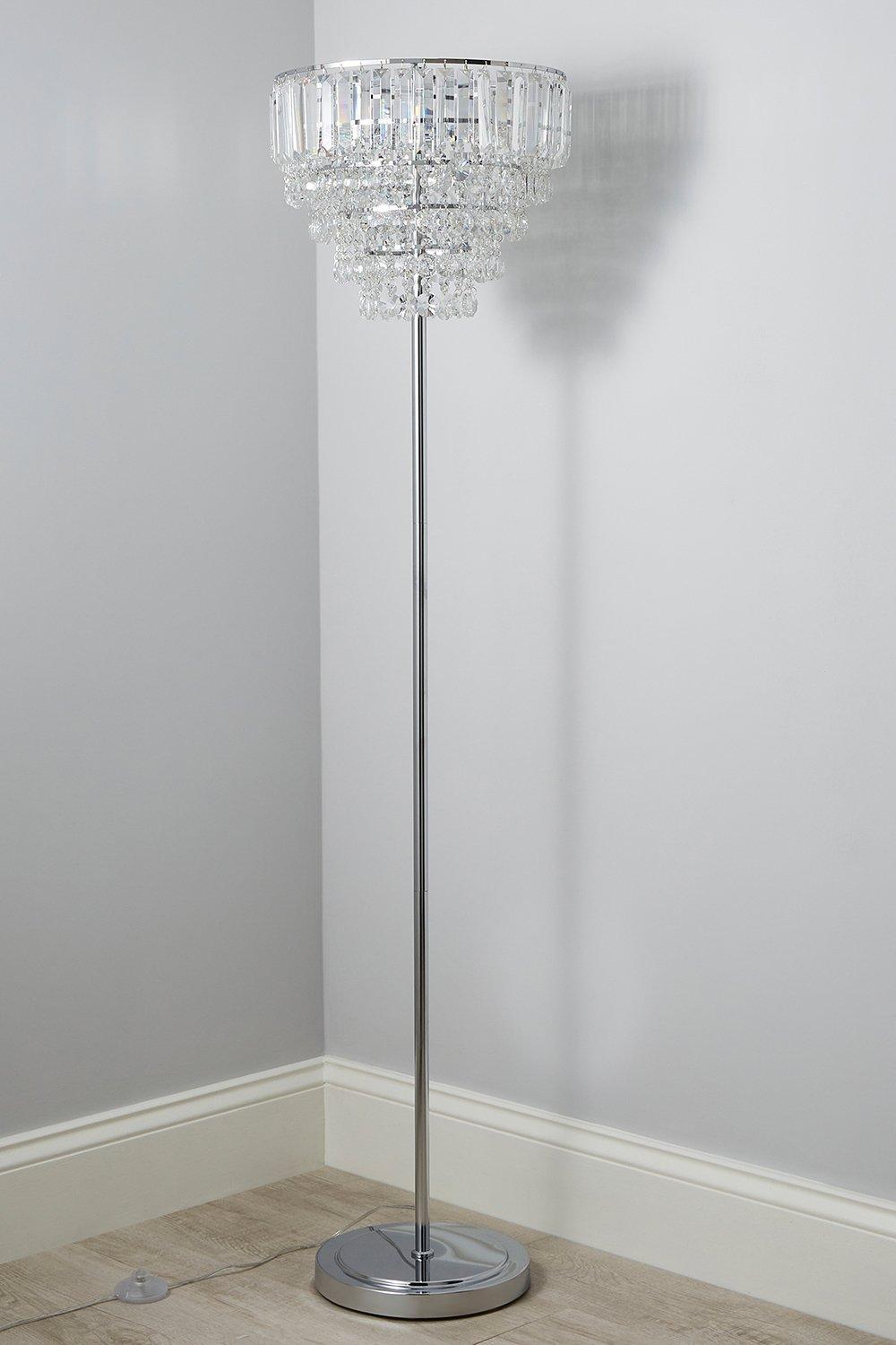 bhs crystal floor lamp