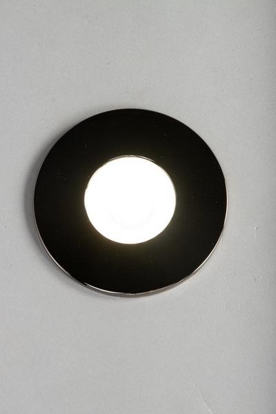 BHS Lighting Black Nate Circular Fire Rated Spot Light