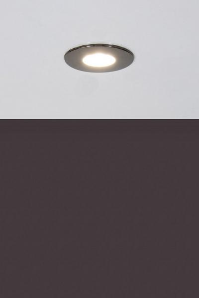 BHS Lighting Black Nate Circular Fire Rated Spot Light